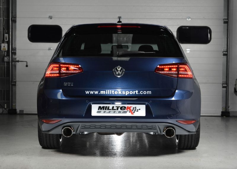 VW GOLF 7 GTI - &Aring;RG 2013-16 - MILLTEK CATBACK SSXVW230 OUTLETMILLTEK CATBACK - OUTLET SALG DANSPEED SEAT LEON CUPRA VW GOLF GTI